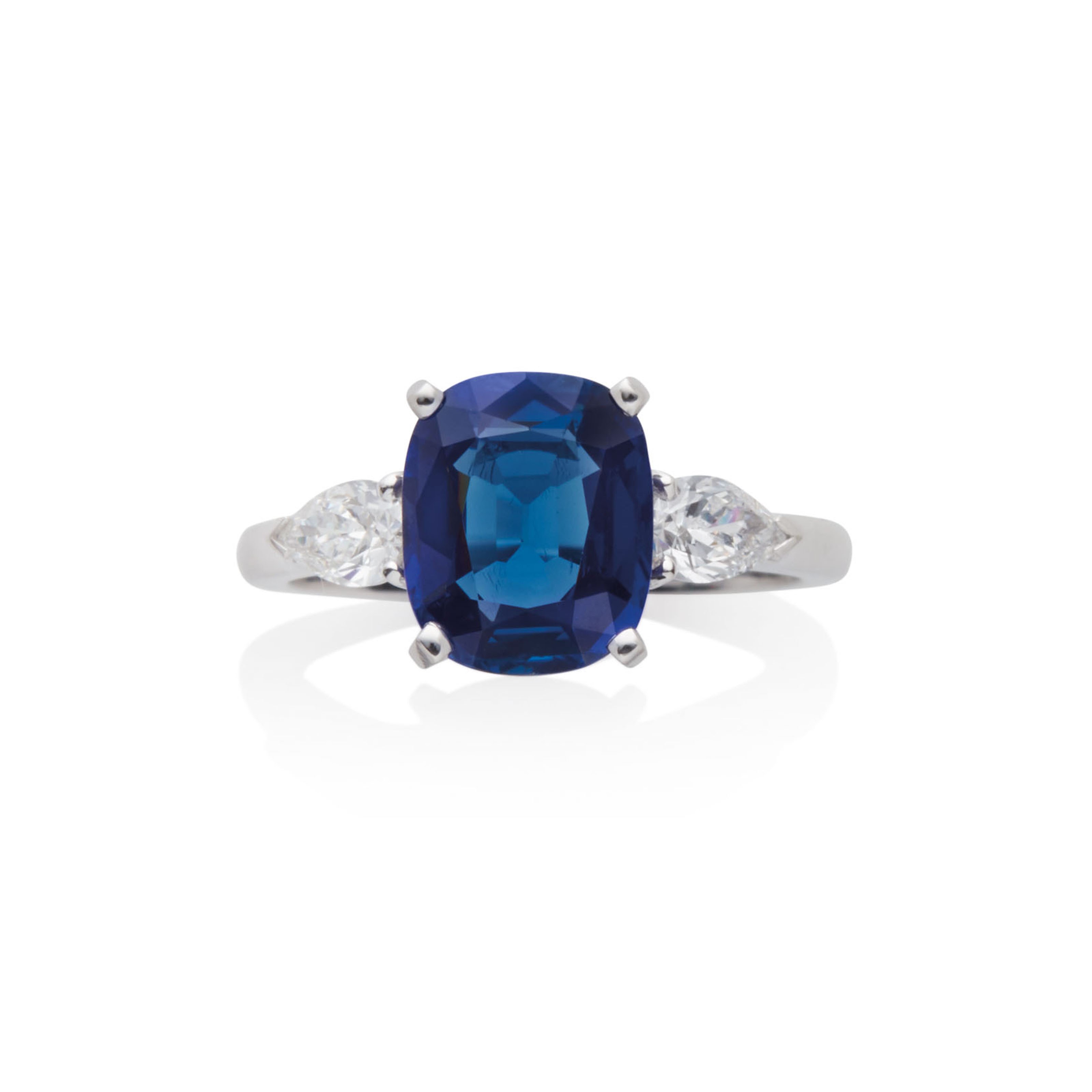 BAGUE SAPHIR ET DIAMANTS