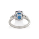 BAGUE SAPHIR ET DIAMANTS