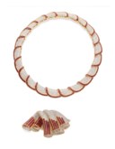 COLLIER RUBIS ET DIAMANTS