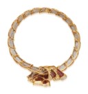 COLLIER RUBIS ET DIAMANTS