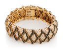 BRACELET ÉMAIL ET DIAMANTS
