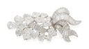 IMPORTANTE BROCHE DIAMANTS