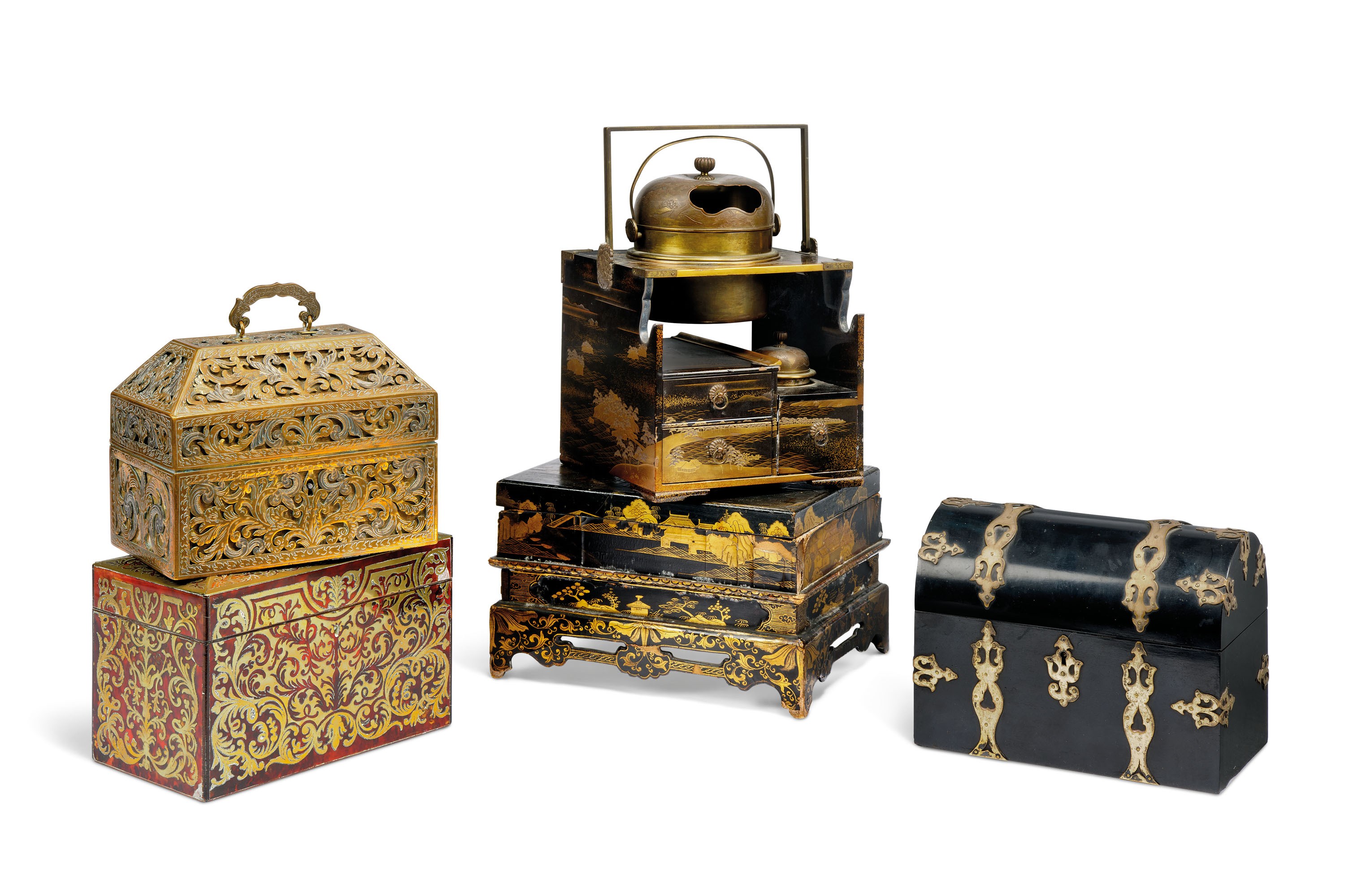 FOUR CASKETS