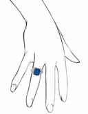 SAPPHIRE AND DIAMOND RING