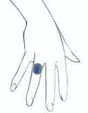 SAPPHIRE AND DIAMOND RING