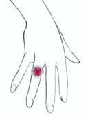 RUBY AND DIAMOND RING