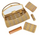 DIAMOND-SET EVENING BAG AND MATCHING ACCESSORIES