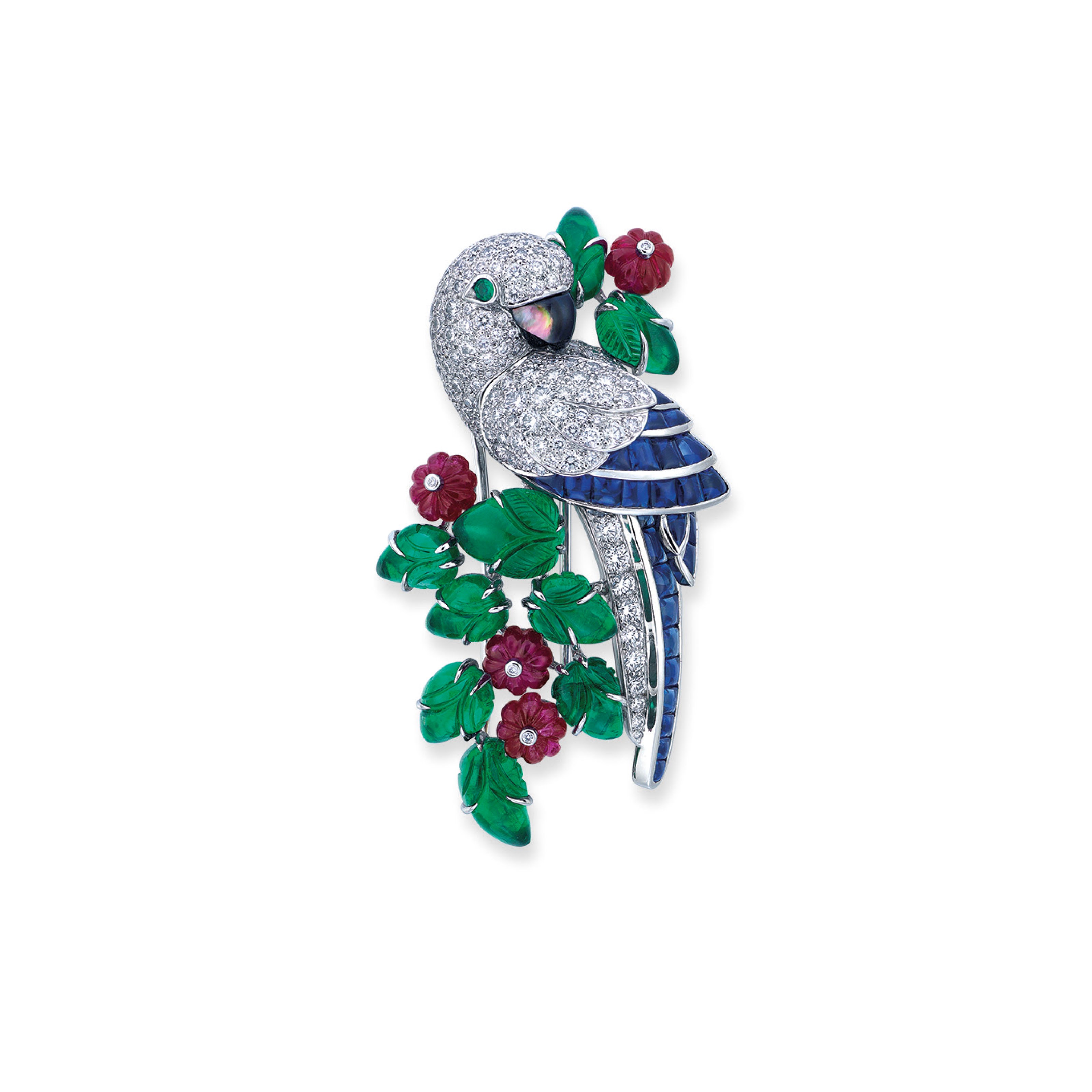 MULTI-GEM 'CARIOCA' BROOCH, CARTIER