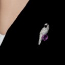MUTLI-GEM 'PARROT' BROOCH, CARTIER