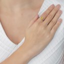 COLOURED DIAMOND AND DIAMOND RING, GRAFF