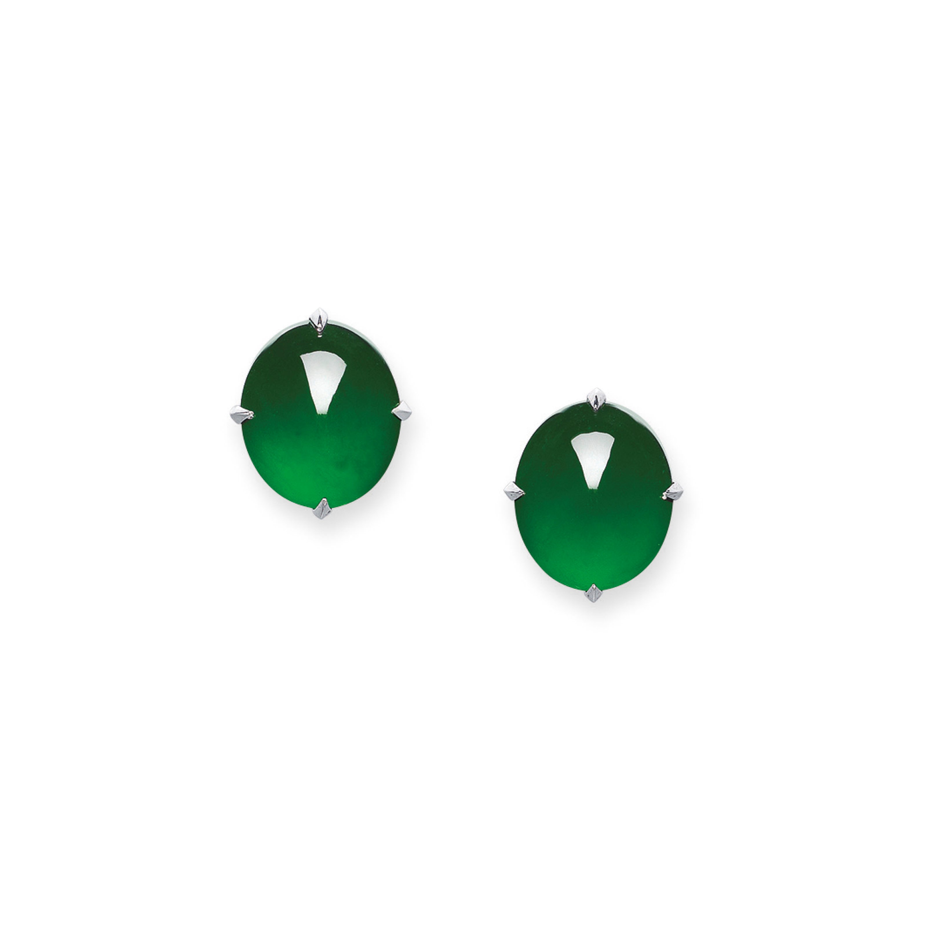 IMPORTANT JADEITE EARRINGS