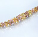 UNIQUE COLOURED DIAMOND BRACELET