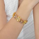 UNIQUE COLOURED DIAMOND BRACELET