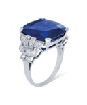SAPPHIRE AND DIAMOND RING