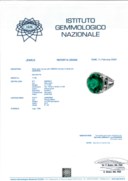 EMERALD AND DIAMOND RING
