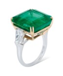 EMERALD AND DIAMOND RING
