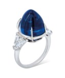 SAPPHIRE AND DIAMOND RING