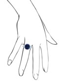 SAPPHIRE AND DIAMOND RING