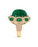 EMERALD AND DIAMOND RING