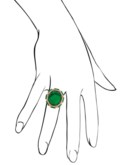 EMERALD AND DIAMOND RING