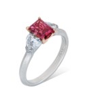 RARE COLOURED DIAMOND AND DIAMOND RING, GRAFF