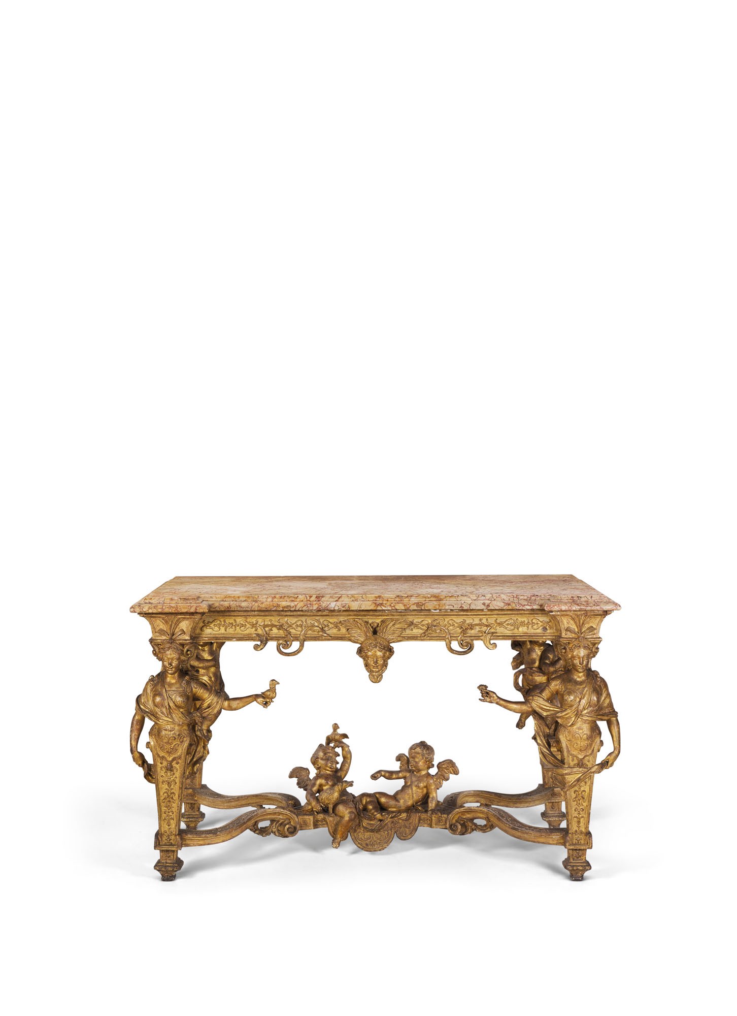 CONSOLE D'EPOQUE BAROQUE