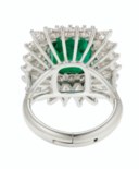 EMERALD AND DIAMOND RING