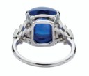 SAPPHIRE AND DIAMOND RING