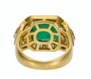 EMERALD AND DIAMOND RING