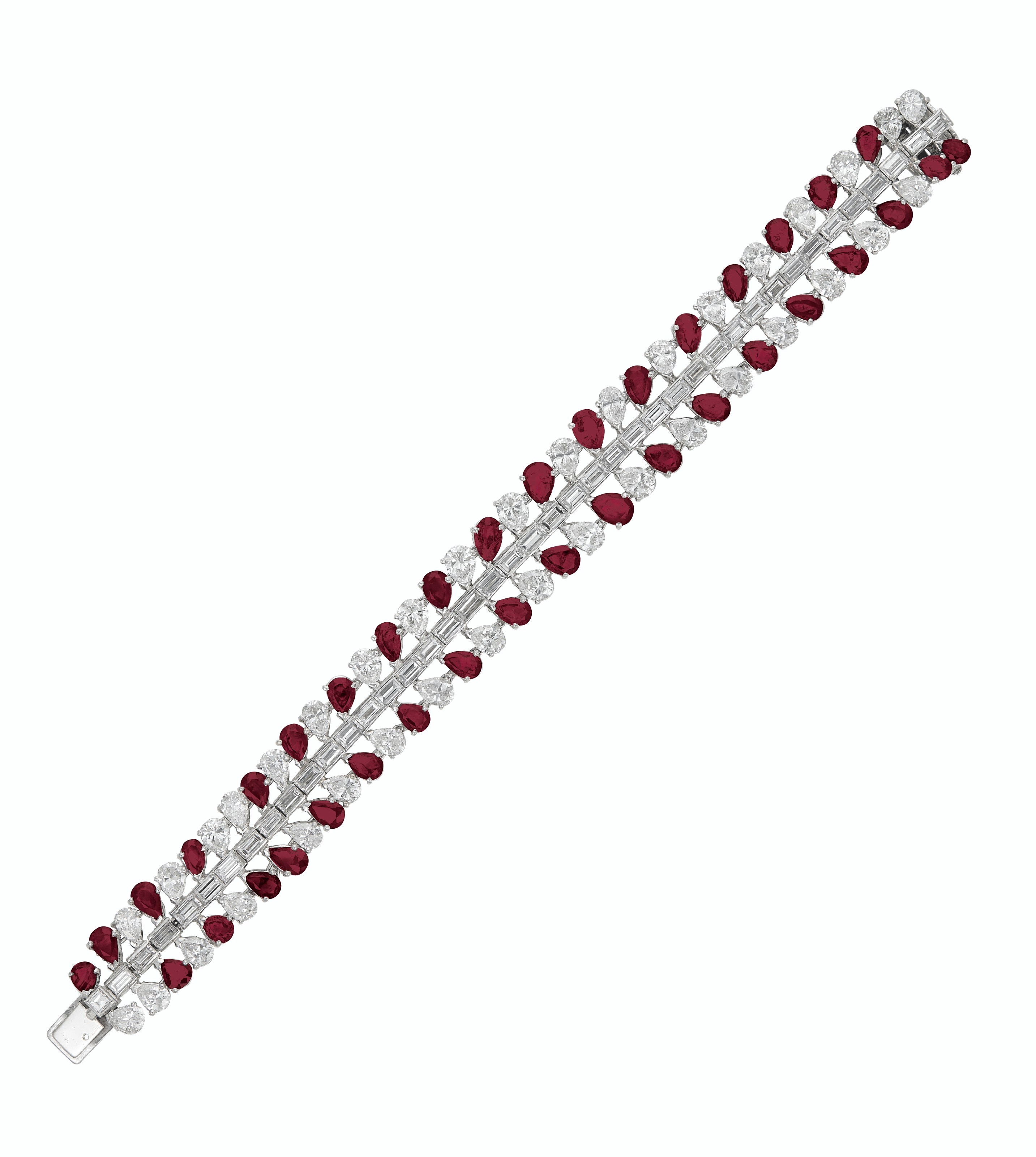 RUBY AND DIAMOND BRACELET