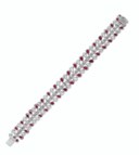 RUBY AND DIAMOND BRACELET