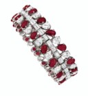 RUBY AND DIAMOND BRACELET