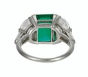 EMERALD AND DIAMOND RING