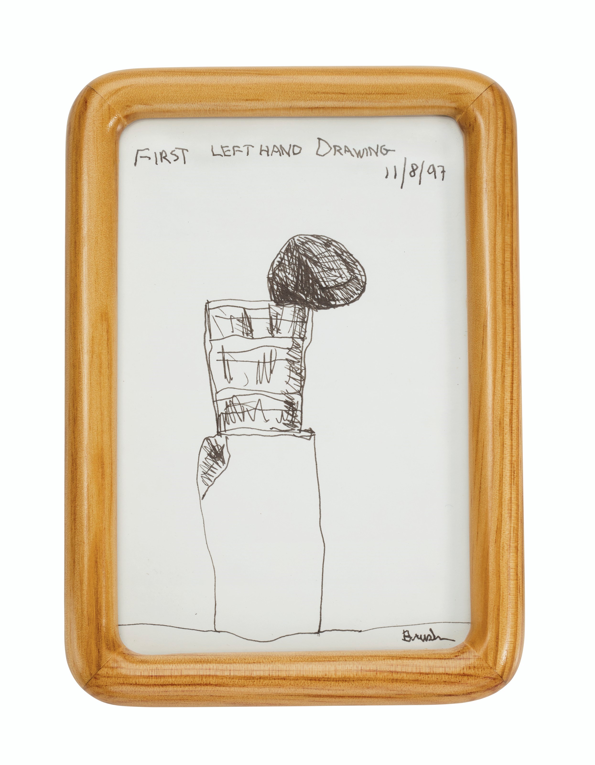 A DRAWING, DANIEL BRUSH