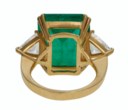 EMERALD AND DIAMOND RING