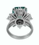 EMERALD AND DIAMOND RING