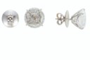 A PAIR OF IMPORTANT DIAMOND STUDS