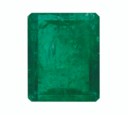 TWO UNMOUNTED EMERALDS