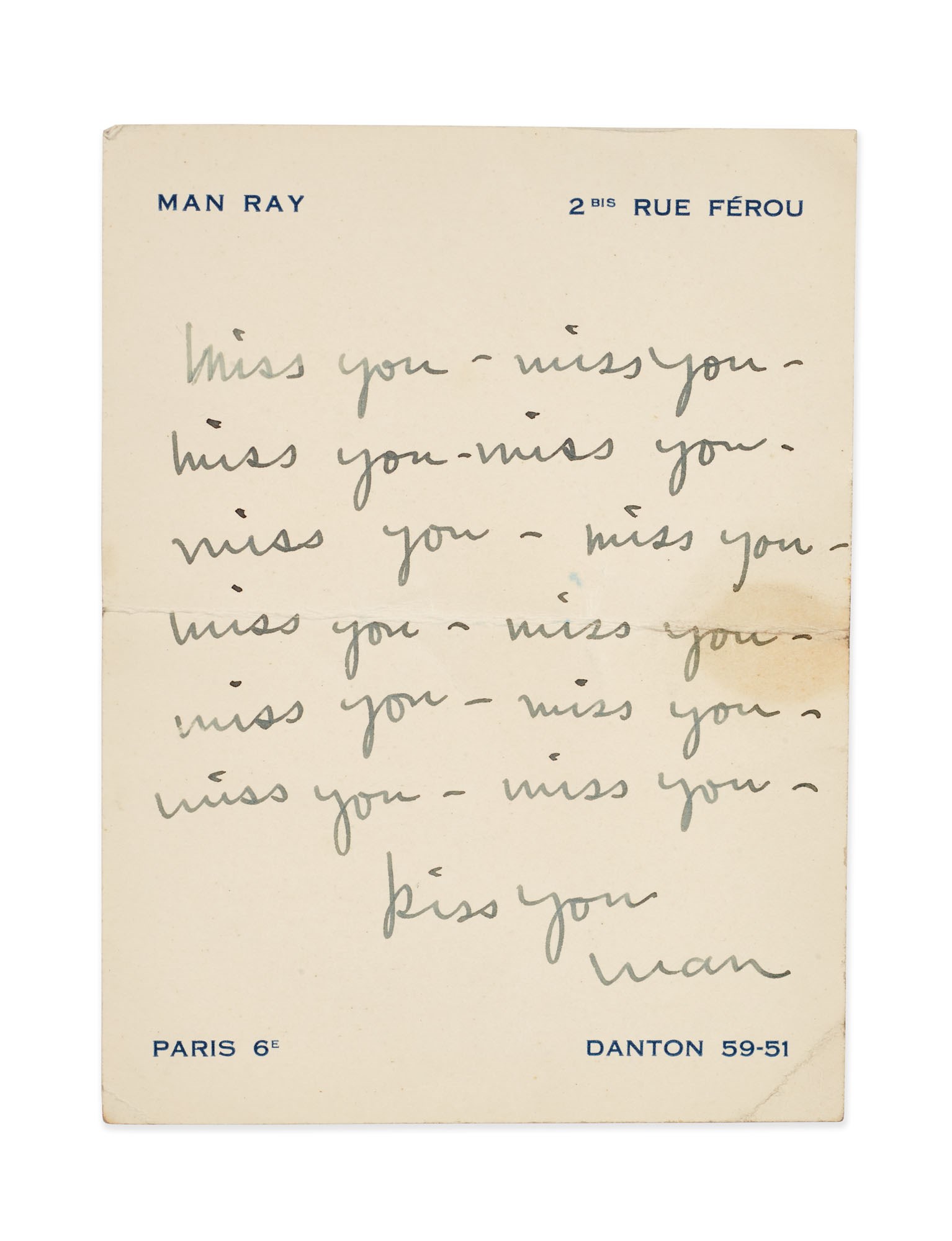 MAN RAY (1890-1976)