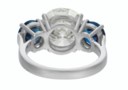 DIAMOND AND SAPPHIRE RING
