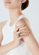 EMERALD AND DIAMOND RING