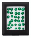 GROUP OF UNMOUNTED EMERALDS