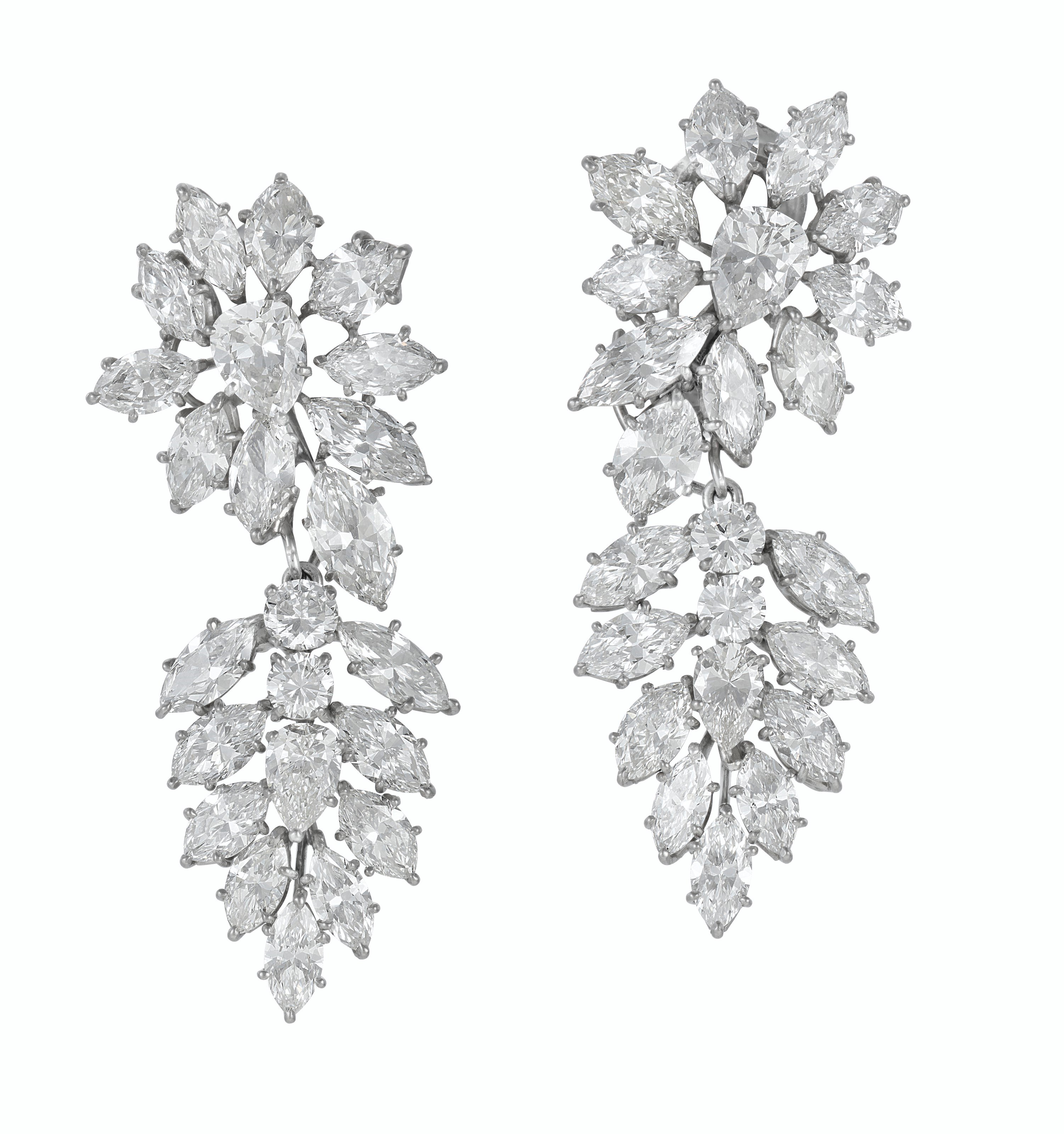 DAVID WEBB DIAMOND EARRINGS