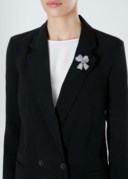 ATTRACTIVE DIAMOND BROOCH, BULGARI