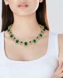 EMERALD AND DIAMOND NECKLACE, REZA