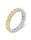 COLOURED DIAMOND RING, GRAFF