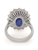 SAPPHIRE AND DIAMOND RING