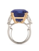 SAPPHIRE AND DIAMOND RING