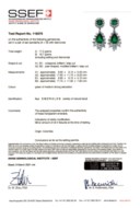 EMERALD AND DIAMOND EARRINGS