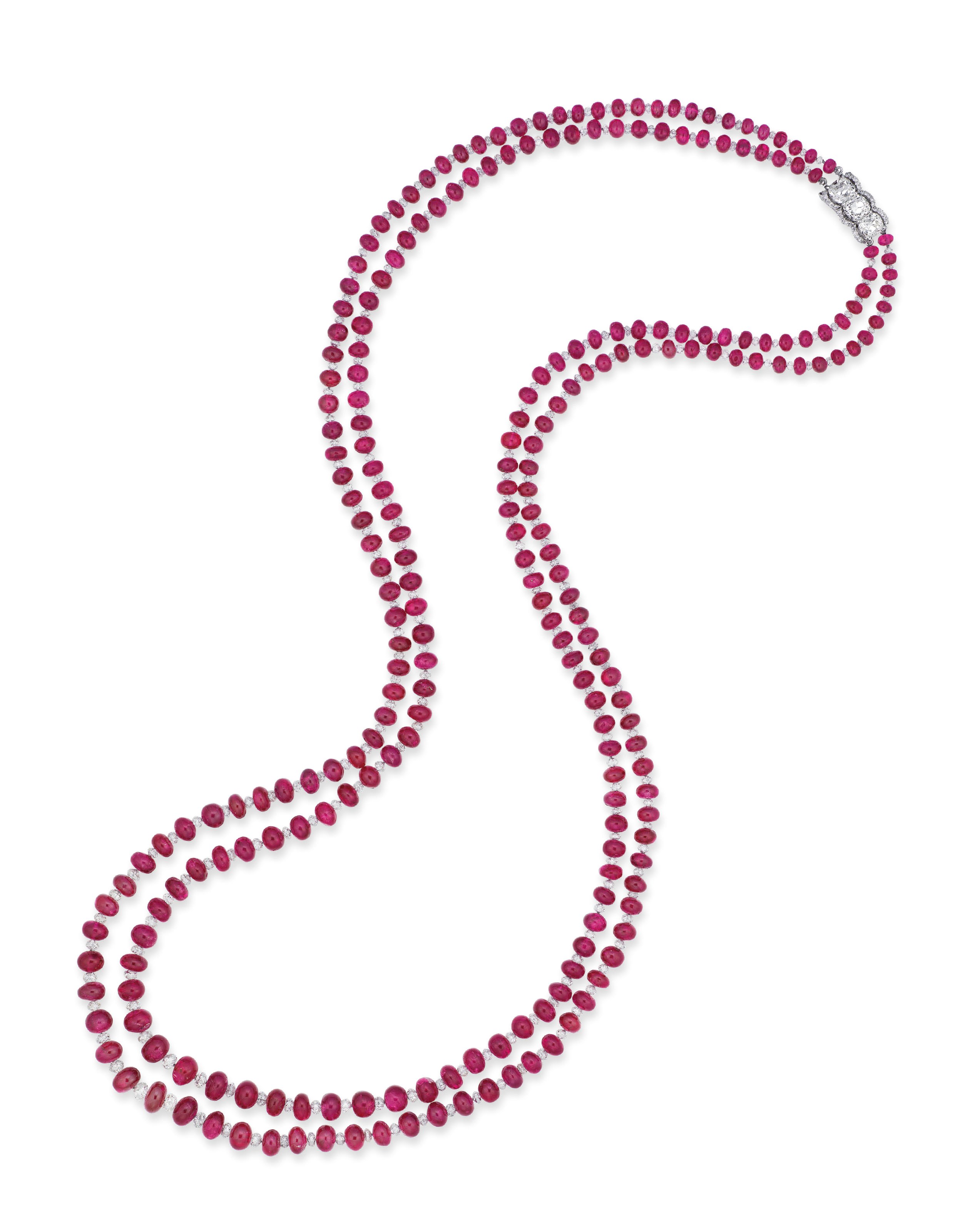 RUBY AND DIAMOND NECKLACE